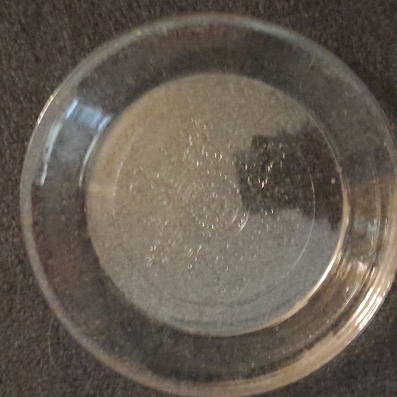 Fire King Kitchen Vintage Fire King Philbin Clear Glass Pie Pan Baking Dish 82 Diameter